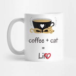 Cat and coffee for cat lovers Mug